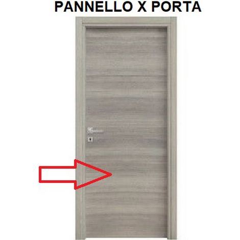 1PZ PANNELLO X PORTA MODELLO.MICROTEC ROVERE GRIGIO CM.210X70