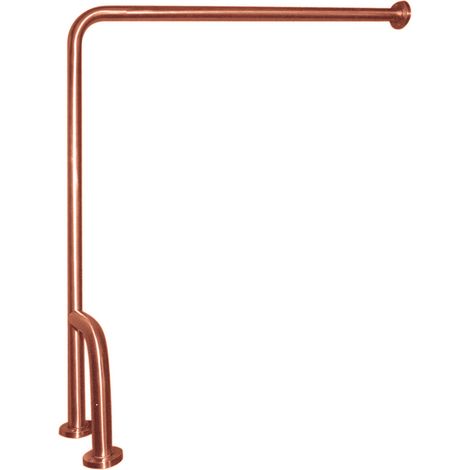 Presto Barra de apoyo suelo-pared inox cobre envejecido (1/2)