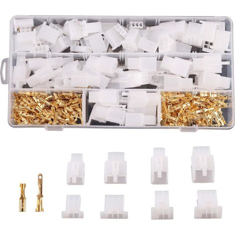 2.8mm Automobile Connecteur Kit 2 3 4 6 Broches Automobile Fil Électrique Connecteurs Kit pour Moto Moto Voiture Camion Scooter Bateaux Électrique Instruments (1/4)