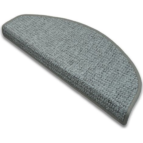 Stufenmatte Carlton Halbrund Hellgrau 75