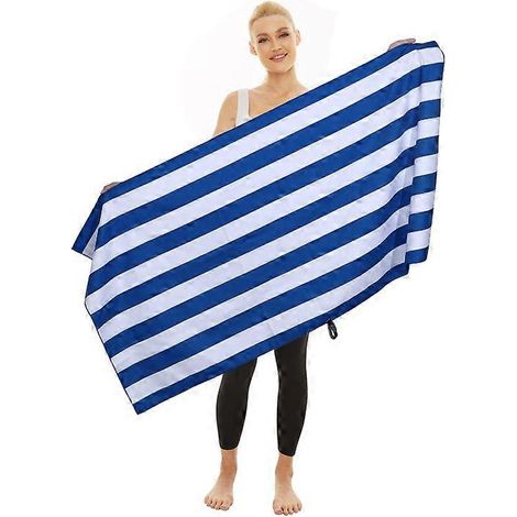 Filiyano-Serviette de plage en microfibre, serviette de plage adulte douce et absorbante, serviette de sport, serviette de voyage, séchage rapide (1/4)