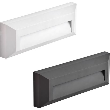 Segnapasso led da parete mod. Soria colore bianco e antracite