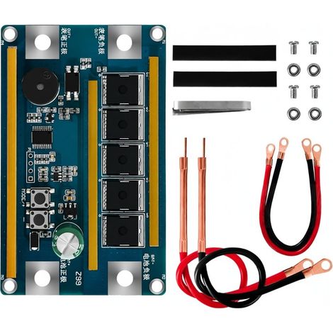 Carte de commande pour machine à souder à points réglables (99 niveaux de puissance) pour le soudage de batteries cylindriques au lithium, de batteries nickel-métal-hydrure et de feuilles de nickel de (1/5)