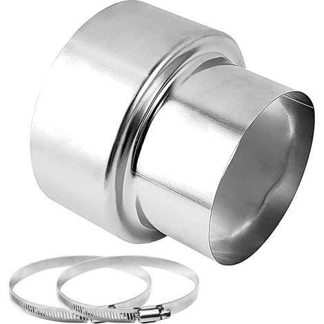 Stove Pipe Reduction Chimney Pipe Reduction Stove Tube Stainless Steel Pipe Chimney (1/5)