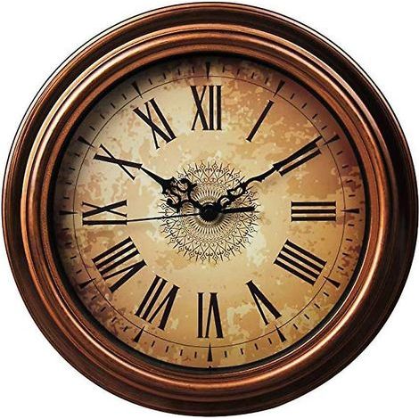 30cm Silent Vintage Wall Clock, Wall Clocks for Living Room, Kitchen, Bedroom, Home Office (1/5)