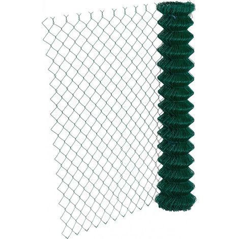 Dirickx – Grillage simple torsion vert 20m – Hauteur 1m20 – Maille 50x50mm – Acier galvanisé plastifié pour délimitation