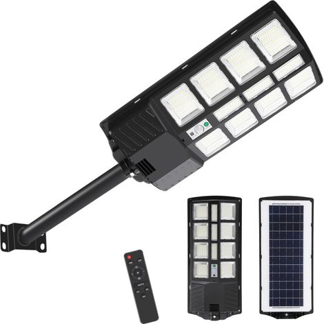 SWANEW 1 PCS luci solari da 400 W con sensore di movimento e modalità remota, luci solari da esterno da 600 lm (1/5)
