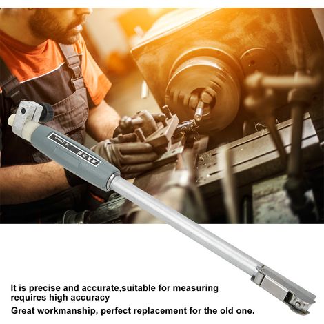 Tige comparateur d'alésage en alliage d'aluminium haute précision avec 9 têtes latérales de mesure 18-35 mm (1/5)