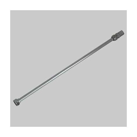 Tubo Rame Cromato con Flangia e Raccordo Ø 10 Mf 1/2 x 3/8 Cm 40 De Borri