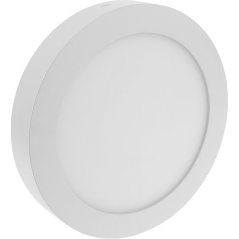 BeMatik - Panneau de downlight circulaire de surface de 215mm 18W LED avec la lumière du jour blanche (1/5)