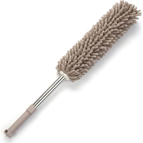 Plumeau Rétractable Brosse à épousseter électrostatique Produits de nettoyage (Kaki) (1/4)