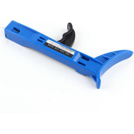 Pistolet à colliers de serrage en nylon, outil de coupe et de serrage pour câbles en plastique de 2,4 à 5,0 mm (1/5)