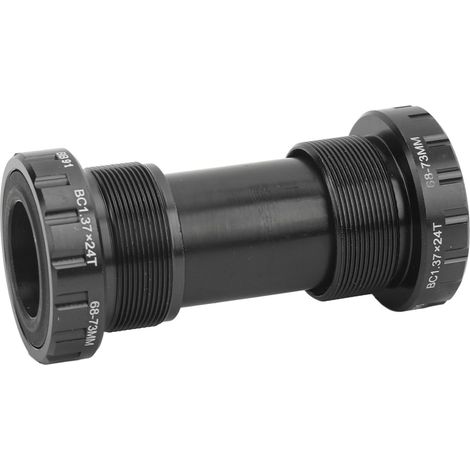 Support de pédalier BB91 fileté LeBycle, usiné CNC pour VTT et vélo tout-terrain, parfait pour le cyclisme en extérieur, couleur noire. (1/5)