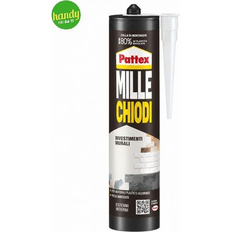 Colla di montaggio Pattex Millechiodi Pannelli PVC 450g