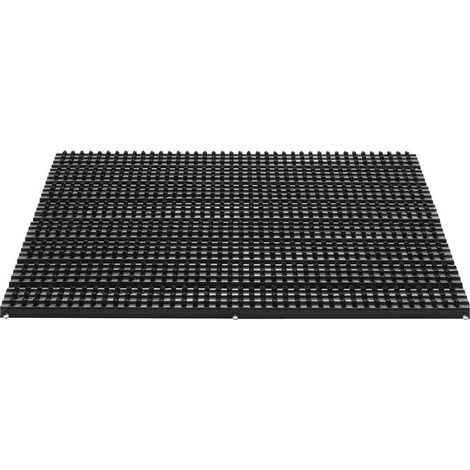 Fußmatte schwarz Polypropylen L385xB590xS22mm (1/2)
