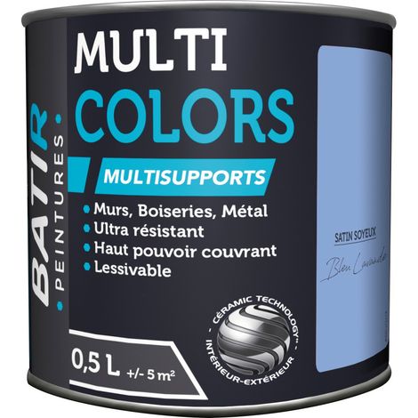 Satin-Glänzende Mehrzweckfarbe 0,5 l Lavendelblau - Batir