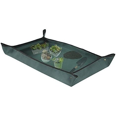 Oxford-Gewebe Pflanze Umtopfmatte Wasserdicht Umpflanzmatte Indoor Sukkulenten Pflanzmatte Tragbare Gartenmatte (110 x 75 cm)