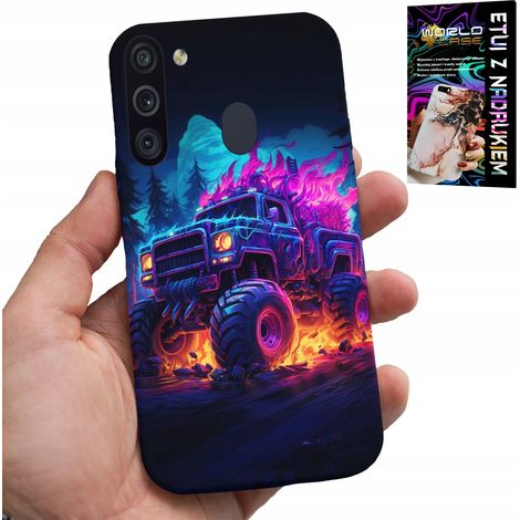 Custodia per Samsung Galaxy A21 - motivo monster truck mega truck (1/5)