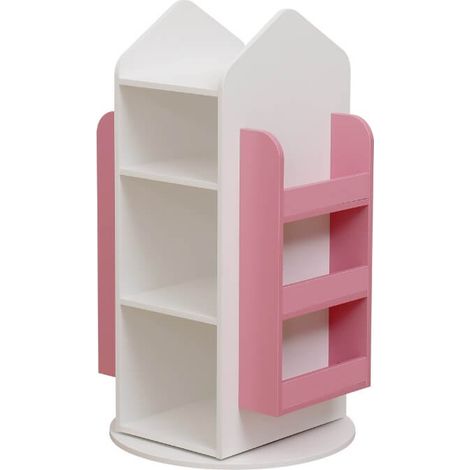 HOME DELUXE - Scaffale girevole per bambini JUNA - 60 x 60 cm rosa  Colore rosa