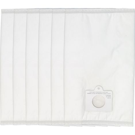 6er-Pack doppellagige Ersatzbeutel für Q C Staubsauger 81714, 81214, 21814, 81414, 81614-AquaForge (1/5)