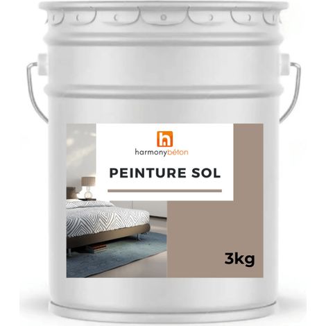 Peinture sol pour béton - 3 kg 2.Champagne - Harmony Béton (1/4)