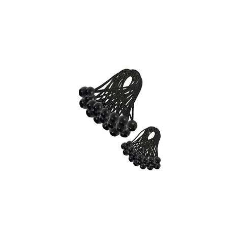 30 Pièces Tendeur Elastique, Tendeur Bache, Sandow Elastique, Tendeur Élastique pour Pavillon, Bâche, Camping, Tente, Rideaux Harnais d’Extension(200mm and 150mm) (1/5)