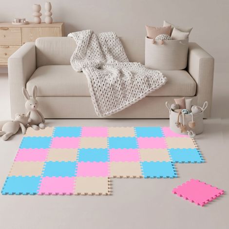 27 Tapis de Sol épais pour Bébé Enfant - 30x30 Dalles Puzzle Carré en Mousse EVA (1/5)