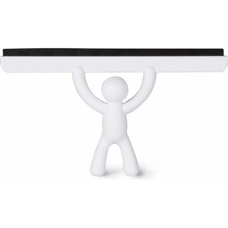 Raclette de douche, coloris blanc, dimension 25 5x14 5 cm, Versailles