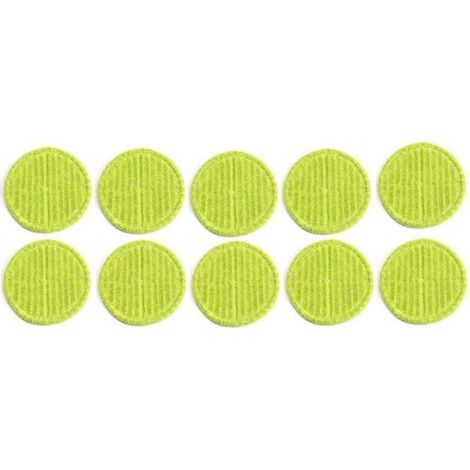 Tampons de Remplacement Microfibre 10 Pièces pour Nettoyeur Vapeur Toutes Surfaces (1/4)