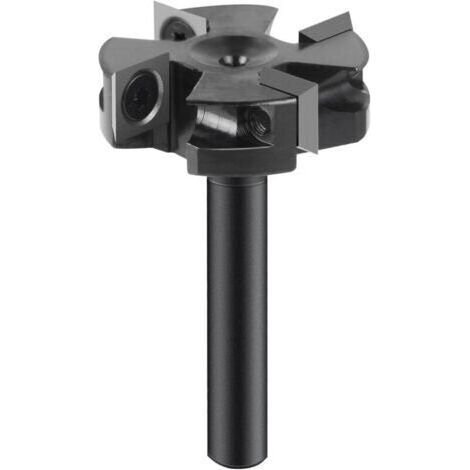 Fraise à défoncer -tige de 8 mm - diamètre de 40 mm - Fraise à Surfacer mèche de rabotage à 4 ailes - (1/5)