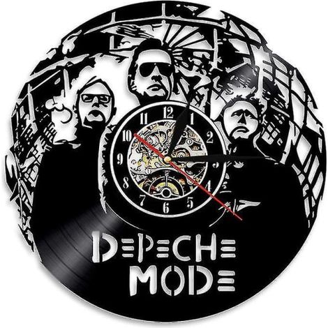 Horloge murale Depeche Mode pour disques vinyles