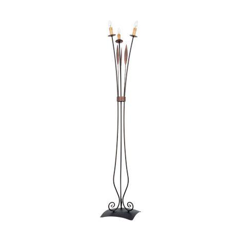 Lampadaire Loara métal cuivre patiné 3xE14 15W Luminex