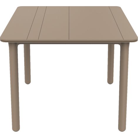 Mesa cuadrada exterior 90x90 arena NOA garbar (1/5)