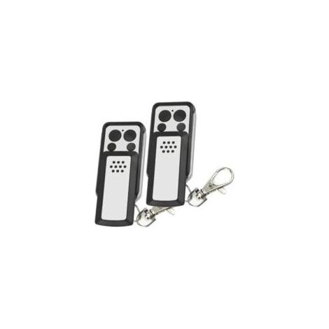 Télécommande 2 boutons à clapet, compatible avec la plupart des motorisations Avidsen, grise, autonomie de 2 ans, 114253 Crezuo (1/4)