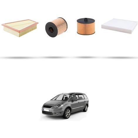 Kit tagliando 3 filtri compatibile con Ford Galaxy II 2.0 Tdci 96kw dal 2006 (1/5)