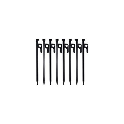 8 Pcs 20cm Piquet de Camping,Piquets de en MéTal,Piquets De Tente Robustes,Sardine pour Tente,Sardines Piquet,Piquet Bordure Jardin avec Crochet Et Trou pour Camping,Jardin (1/5)