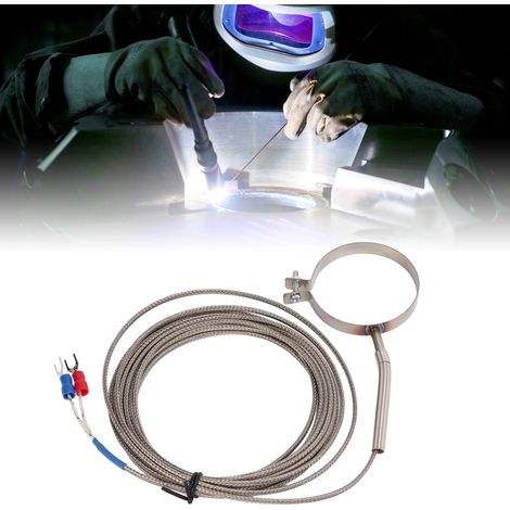 BERM/Belmei Ringthermoelement zur Temperaturmessung, leitfähiger Draht, Spritzgießmaschine, Zylindermaterial, Thermoelementdurchmesser: 50 mm, 4 m (1/5)