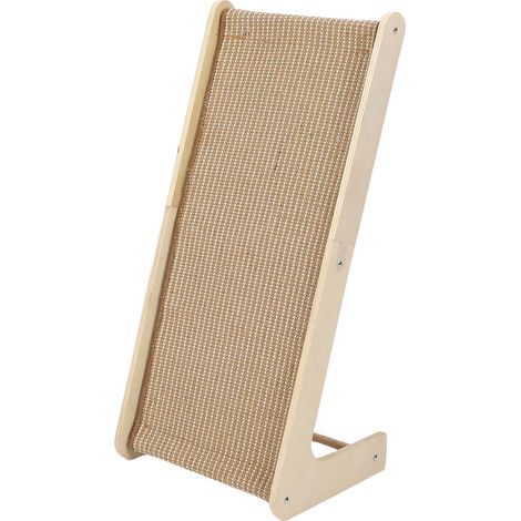 Vertikaler Sisal-Kratzbaum für Katzen, schützendes Möbelstück, stabile Konstruktion, Massivholz, verschleißfest, L-förmiger Kratzbaum (1/5)