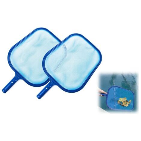 Générique Épuisettes de Surface pour Piscine, Filet de Piscine, Épuisettes de Fond, pour pour Nettoyer Les Feuilles et Débris dans Les Piscines Fontaines Bassins, Spas, Étang (2) (1/5)