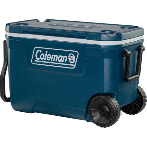 Coleman Xtreme Wheeled 62 Qt 58 Liter Kühlbox mit Rollen blau 2000037213"-"174915757 (1/4)