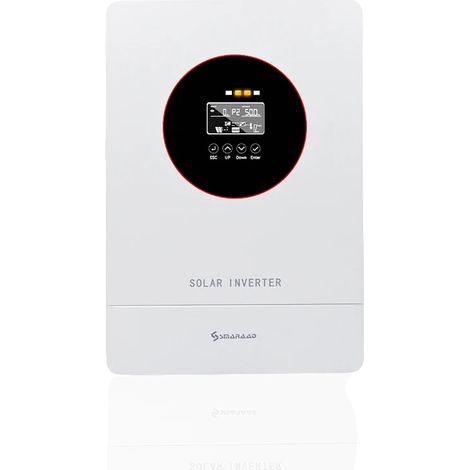Inversor solar híbrido, salida de onda sinusoidal pura, opciones de monitorización inteligente, 3,6 kW, 24 V, 220 V-230 V. (1/2)