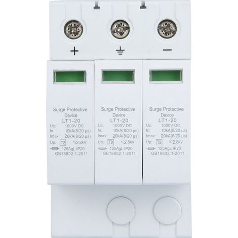 Parafoudre 3P 20kA Protection Surtension Maison Dispositif Parafoudre Résidentiel 180kA (1/5)