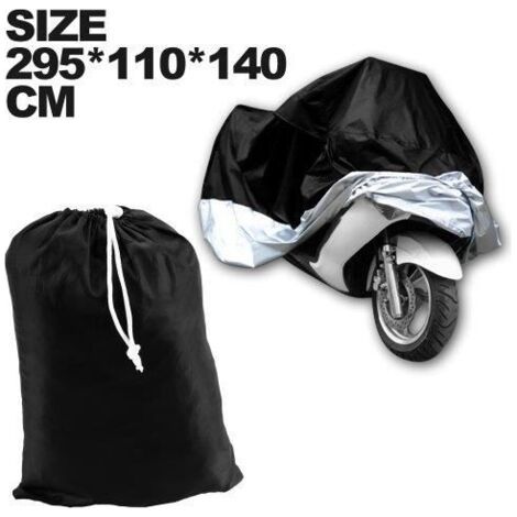 [295x140x110cm] Eau Motorcycle Resistent UV Housse de protection anti-poussière pour Yamaha motos Harley-Davidson (1/4)