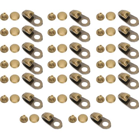 Rivets à crochet en alliage pour bottes avec ruban adhésif, accessoires de vêtements et chaussures de randonnée en bronze (1/5)