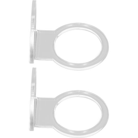 Lot de 2 petits supports à balles en acrylique transparent, robustes, durables et très stables, parfaits pour présenter des balles de tennis, de softball ou de baseball. (1/5)