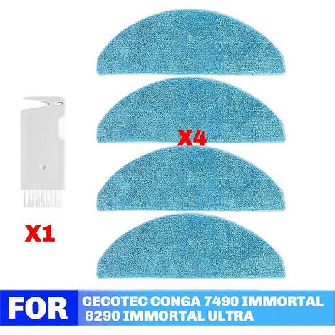 Accessoires pour balais-serpillières compatibles avec les aspirateurs Cecotec Conga 7490 Immortal/8290 Immortal/Kabum Smart 900 (kit de remplacement de pièces). (1/5)