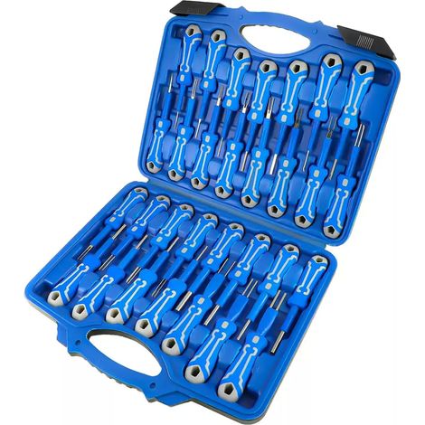Lot de 30 outils de retrait de broches de connecteur de fil de voiture pour motos, systèmes électriques automobiles, terminaux, réparation et entretien de connecteurs de voiture (1/5)