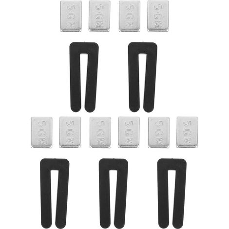 Kit Équilibrage Ventilateur Plafond Clips D'équilibrage en Métal et Epoxy 5 Sets Pratique pour Pales de Ventilateur de Plafond, pour Fête été Maison ou Hôtel (1/5)