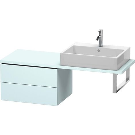 L-CUBE mobile consolle basso 400x620x477mm Azzurro opaco