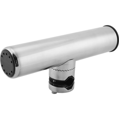 Support de canne à pêche en acier inoxydable pour bateau, fixation pour rambarde 1" à 1-1/4" (1/5)